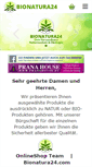 Mobile Screenshot of bionatura24.com