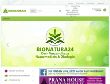Tablet Screenshot of bionatura24.com